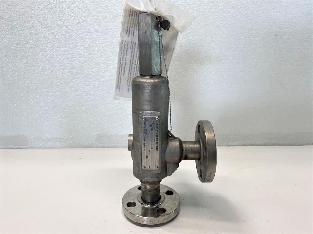 Anderson Greenwood Crosby 1" 150# CF8M Relief Valve,150 PSIG, 96111211A